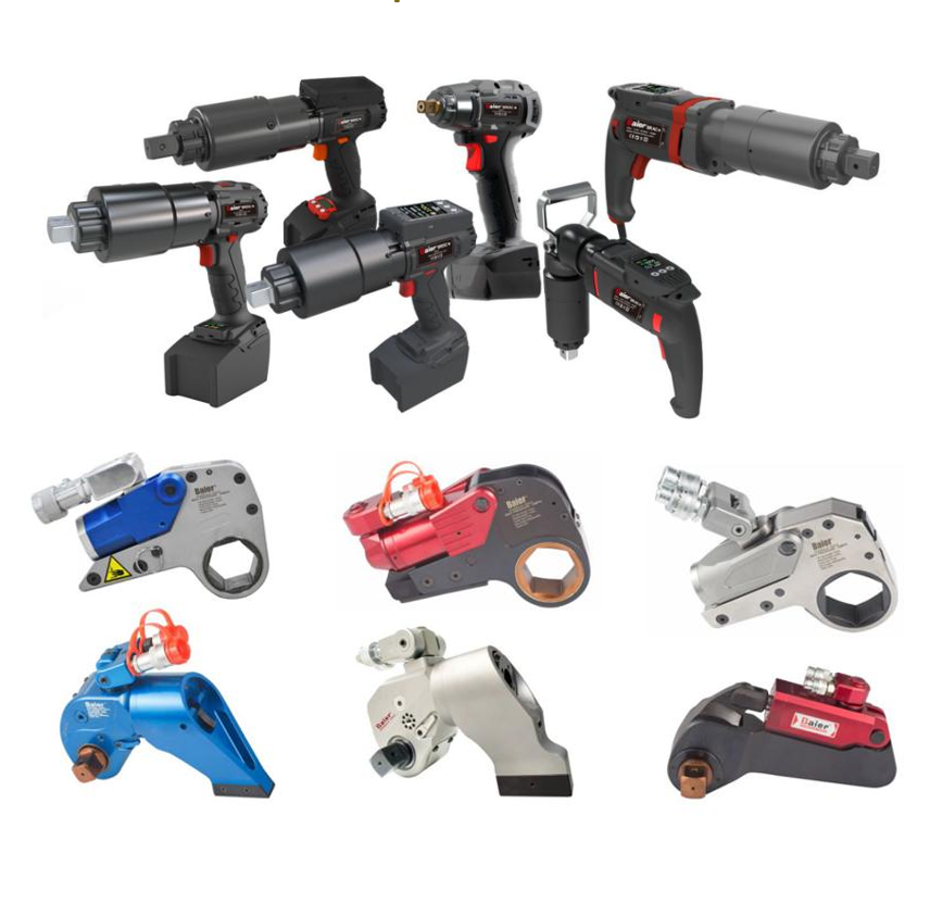 Clé électrique à couple élevé BRAC-S8000, outil de boulonnage intelligent, 1200-7500Nm, Metabo Driven Industry 4.0