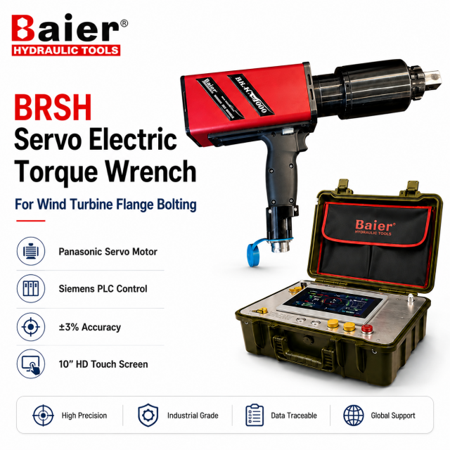 Système de boulonnage de précision numérique de clé dynamométrique électrique servo BRSH