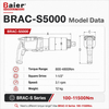 Clé dynamométrique électrique enfichable BRAC-S5000 avec moteur Metabo pour l'assemblage d'éoliennes