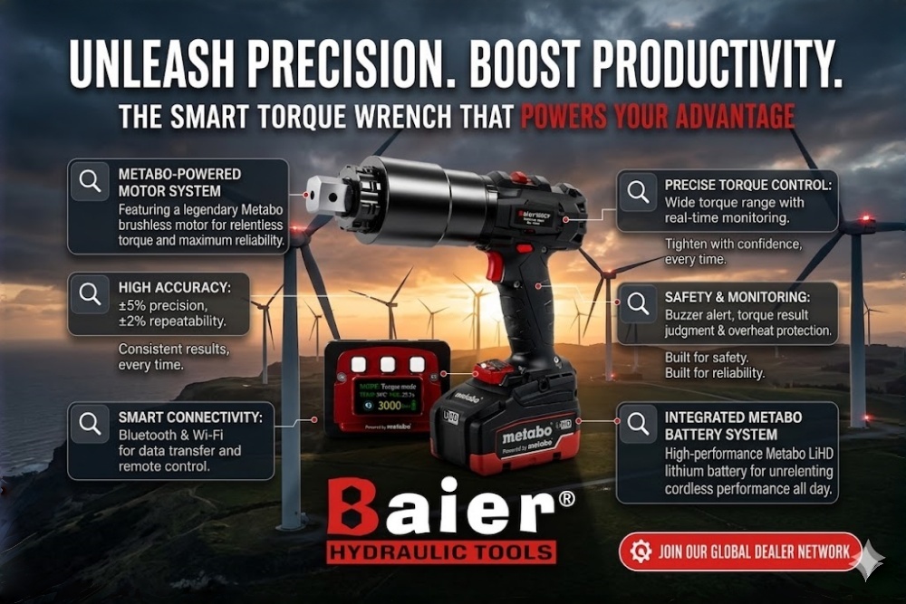 L'avenir du boulonnage industriel : Baier dévoile des solutions complètes d'outils dynamométriques intelligents pour les marchés mondiaux