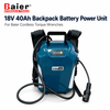 Batterie au lithium pour sac à dos 18 V, 40 Ah, pour clés dynamométriques sans fil Baier