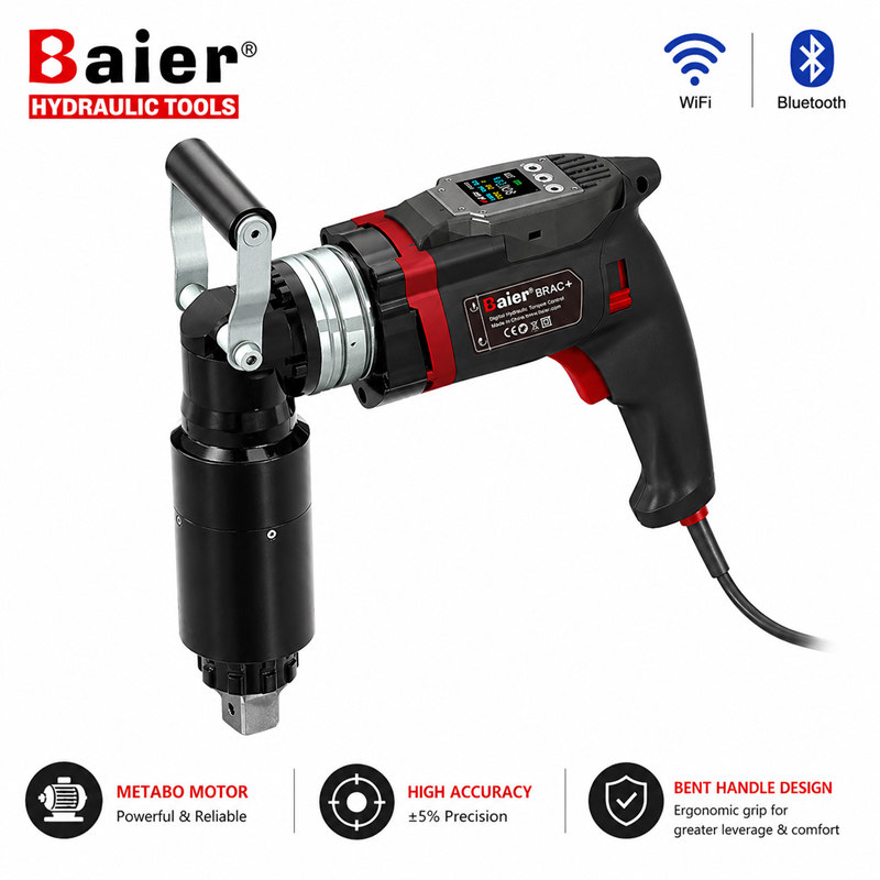 Bair BRAC-A6000 Clé dynamométrique à angle droit Metabo allemande 6000Nm Outil d'équipement lourd